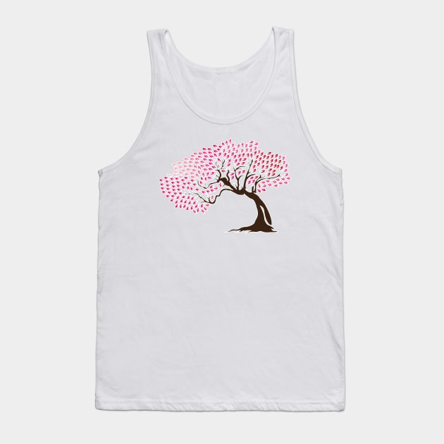 Cherry Blossom Tree Tank Top by DickinsonDesign